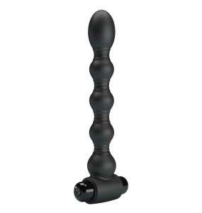 MR PLAY - LinEn Vibrating Anal Plug (Battery - Black)